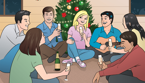 Christmas text messages for family and friends